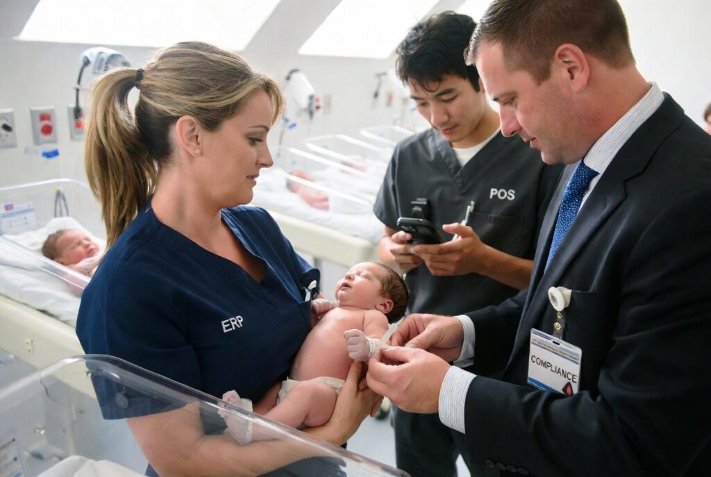 Giving birth ERP, POS and Compliance 