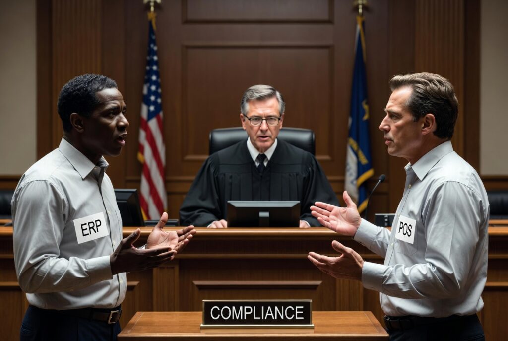 Judge between ERP and Compliance for POS