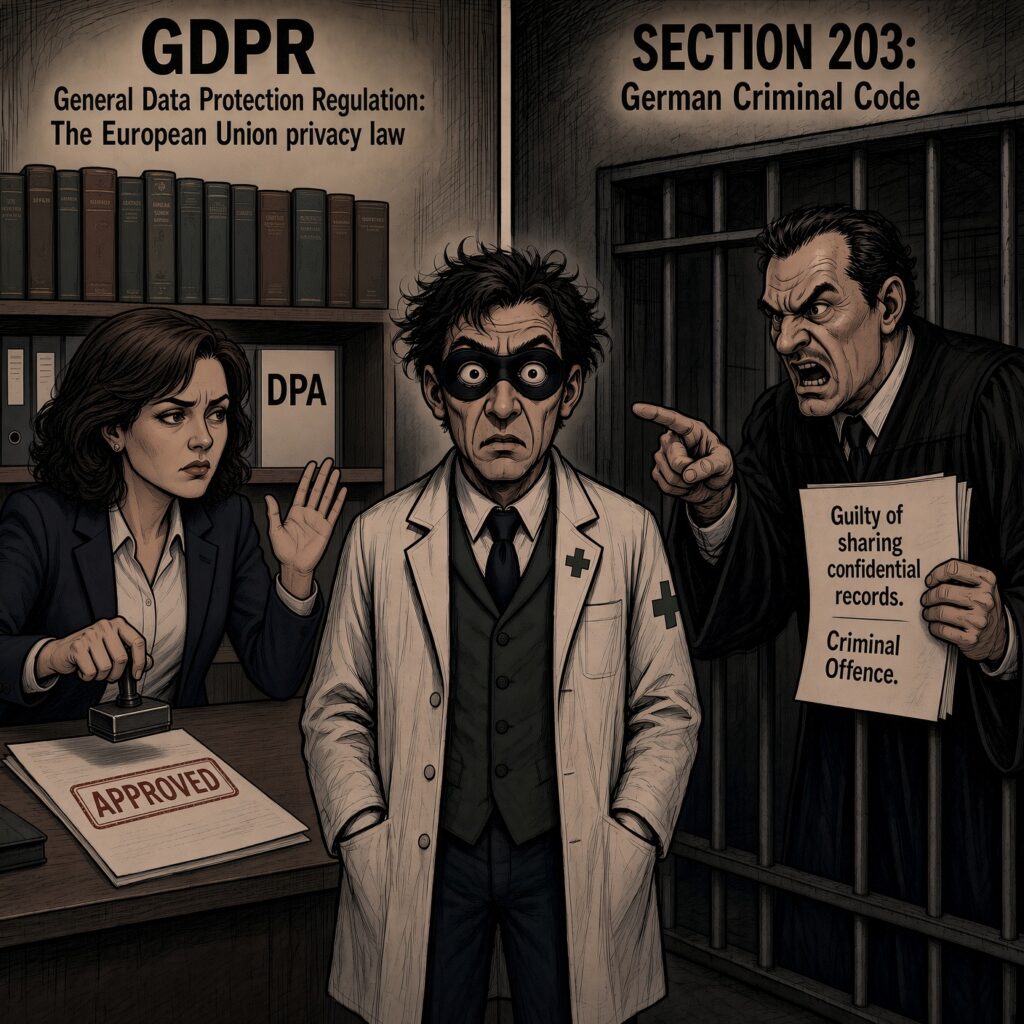 GDPR and Section 203 of German Criminal Code