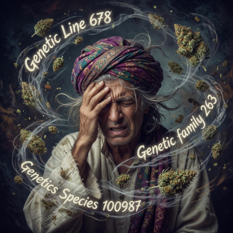 Too many cannabis strains to predict the outcome